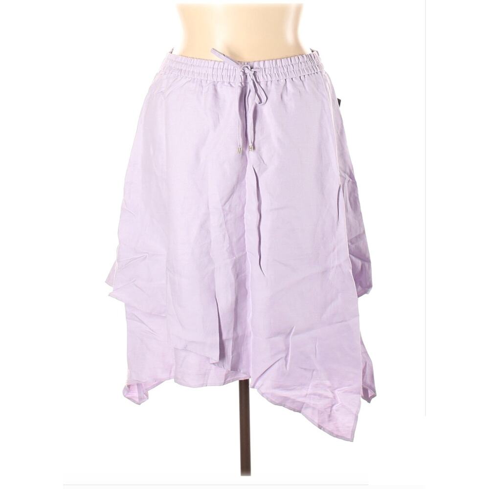 NWT Lauren Ralph Lauren Purple Midi Skirt Size 1X